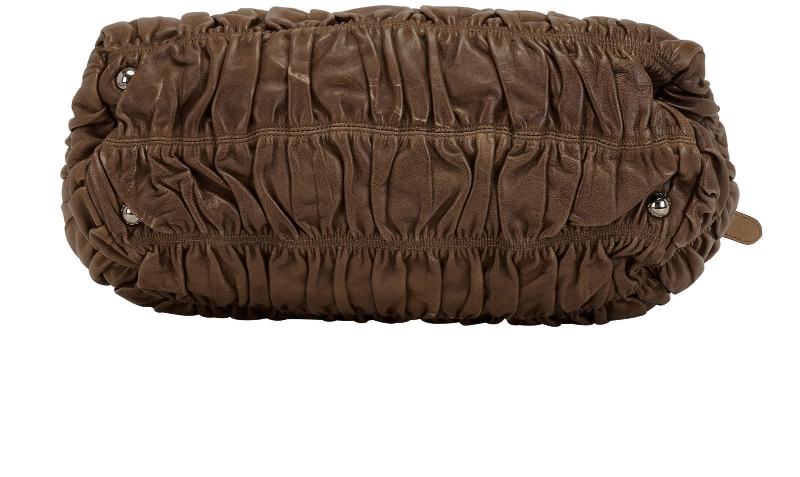 Ombre Gaufre Satchel, &pound;320, Handbags, Brown, Leather, Top view